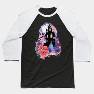 Haunted House Design by Lorna Laine Baseball T-Shirt